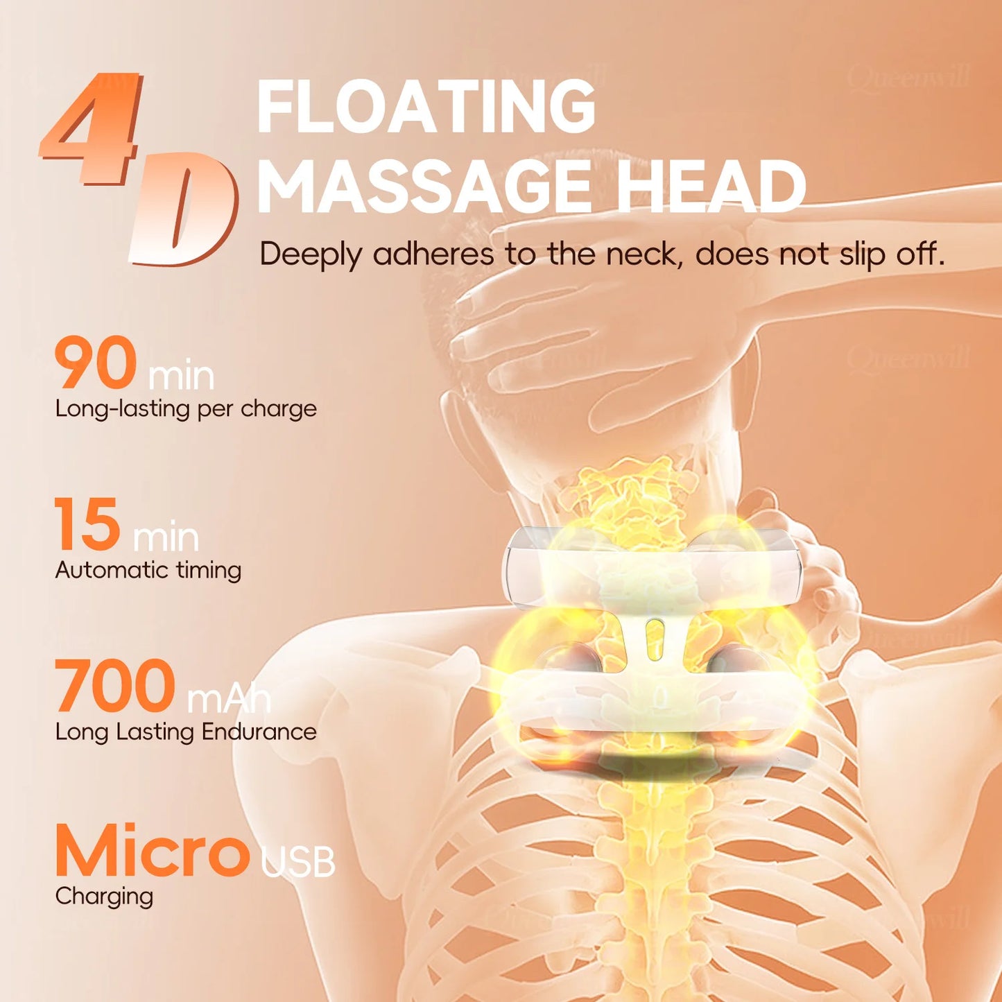 ZenVibe 4D Neck Massager